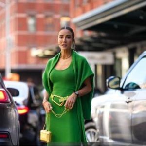 Palm green Michael kors collection set. Dress and sweater. Selling as set only